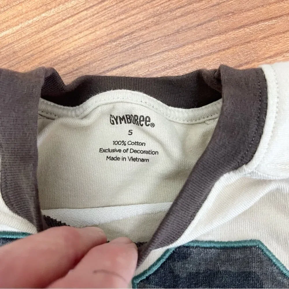 Gymboree Set of 3 Shirts and Matching Plaid Shorts - Picture 5 of 5